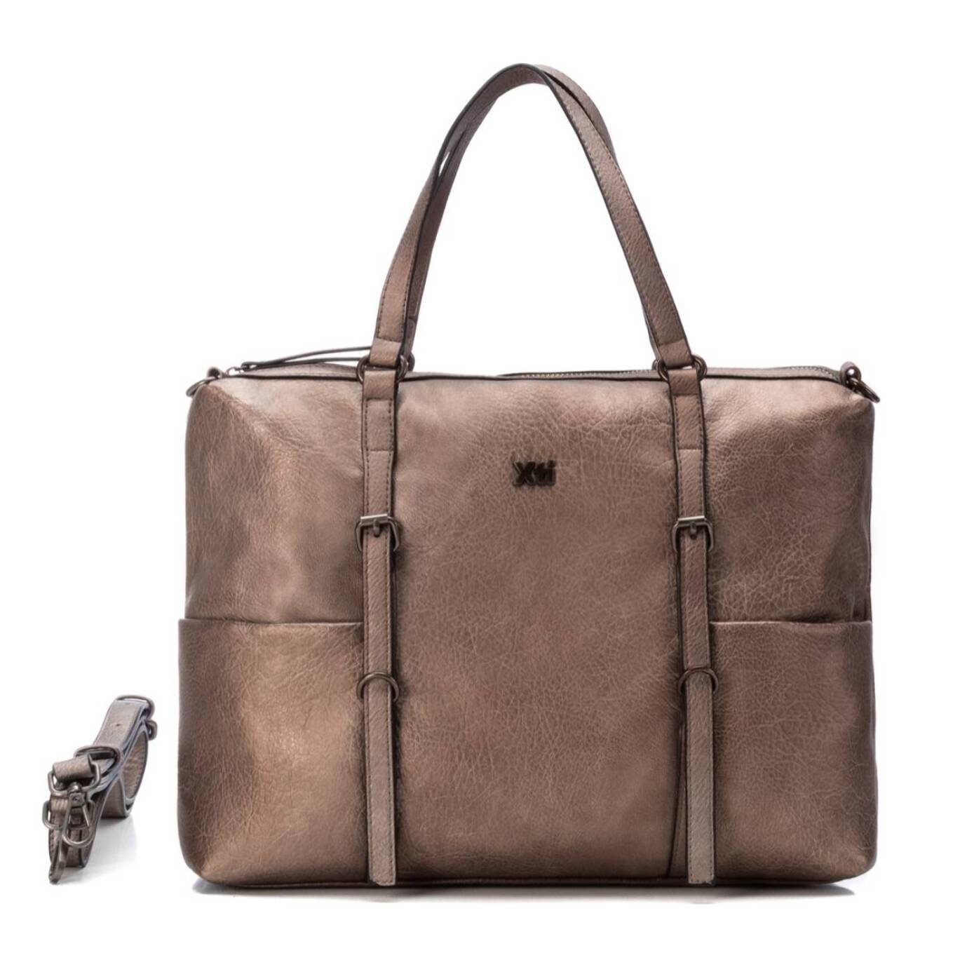 Bolso hombro bronce