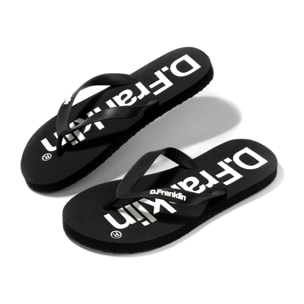 Sandalias Flip Flop en Negro D.Franklin