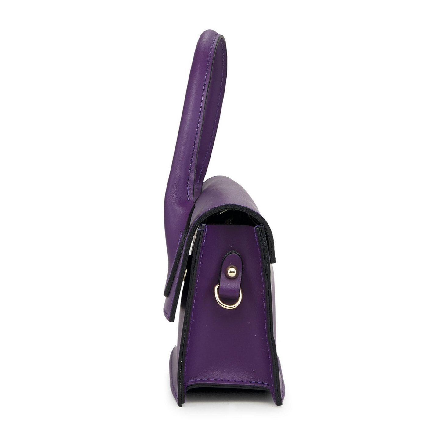 Borse Donna colore Viola-in pelle Made in Italy 22x18x8cm