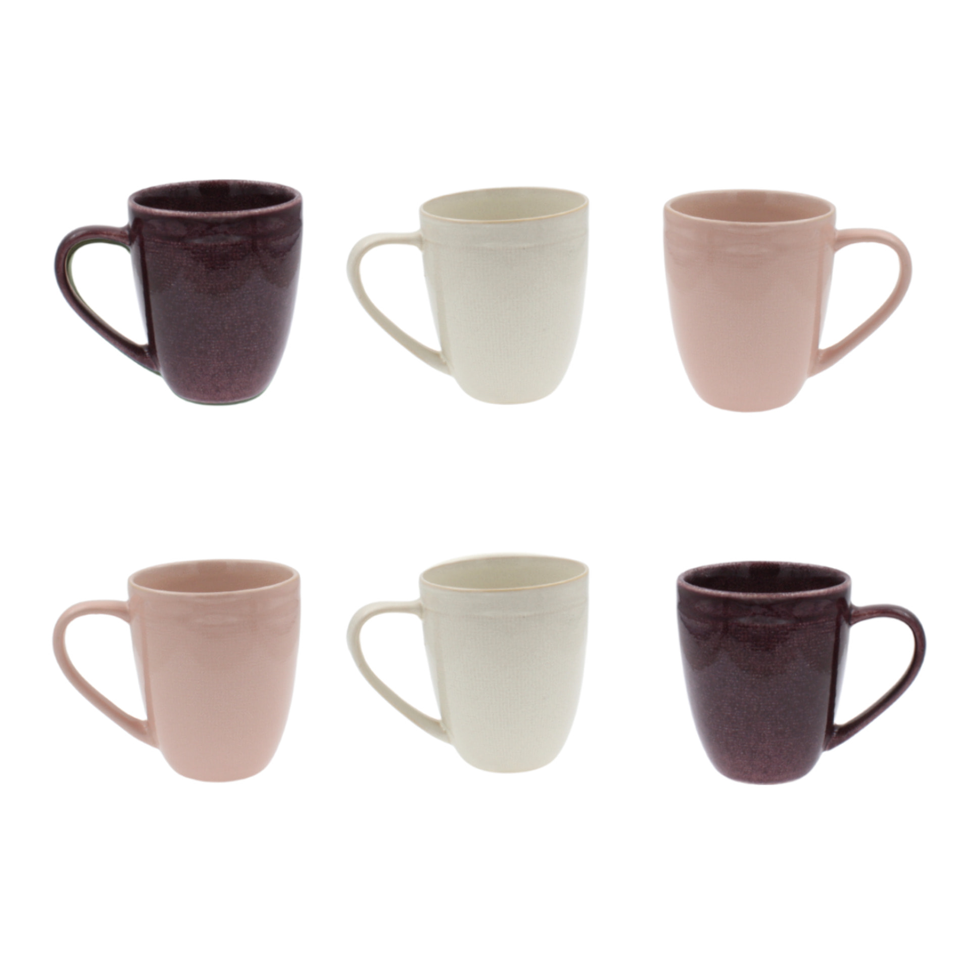 Lot de 6 mugs, TERRA
