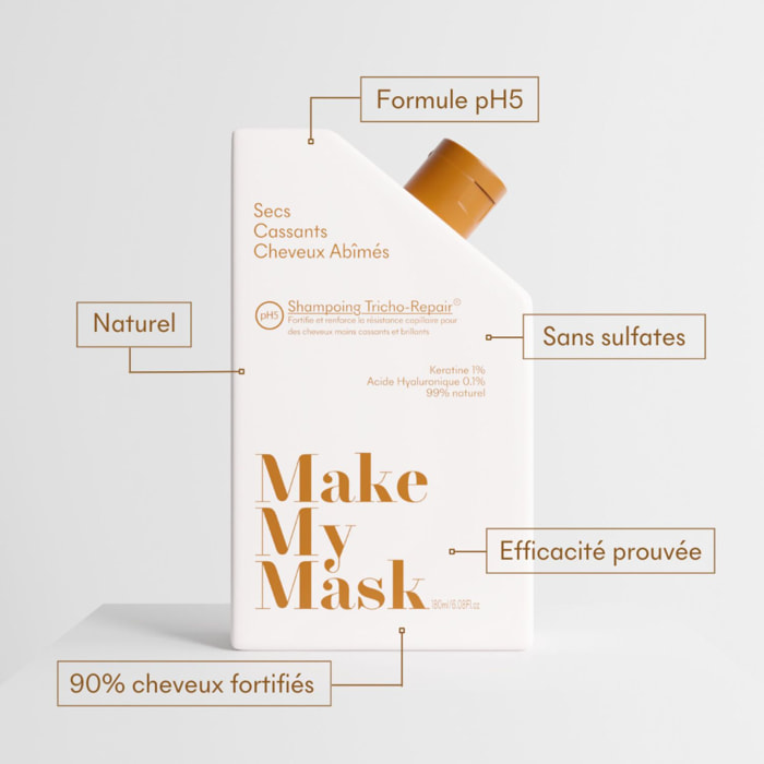 PH5 Tricho-Repair - Shampoing Réparateur 180 ml