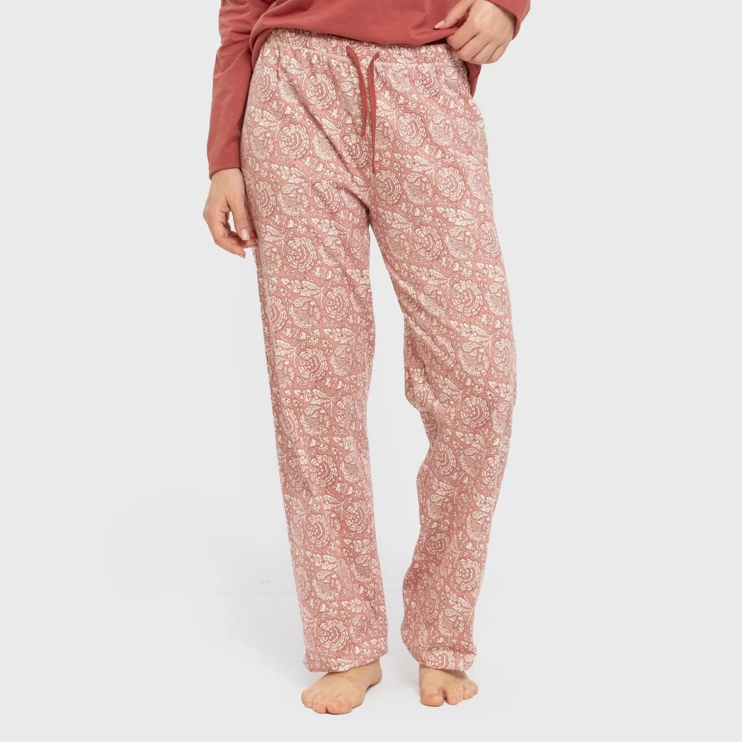 Pigiama lungo da donna rastberry