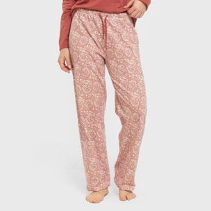 Pigiama lungo da donna rastberry