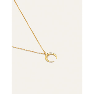 Collar Moonset Plata Baño Oro