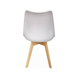 Chaise scandinave bois de hêtre (lot de 6) NILS