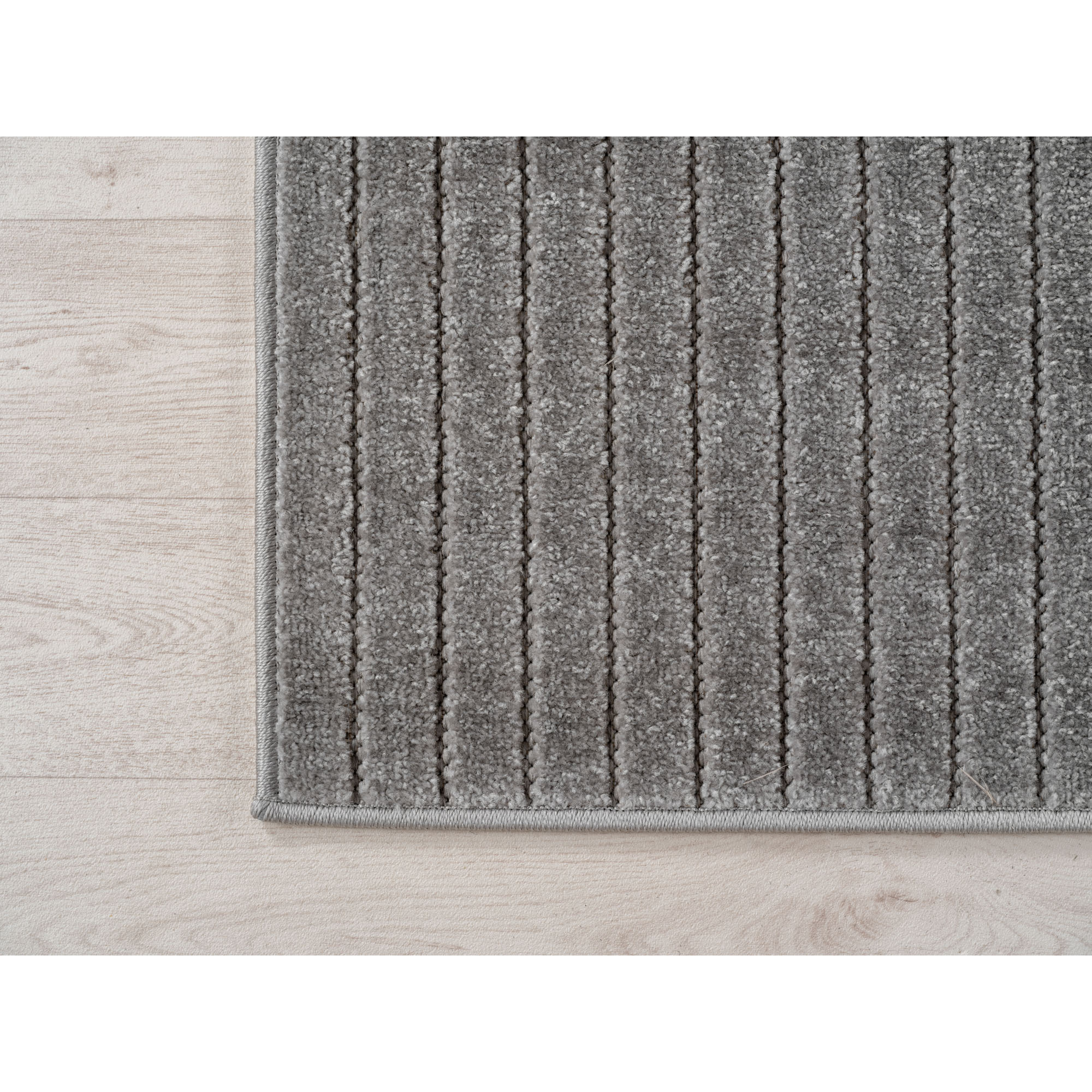 ALVORA - Tapis intérieur/extérieur gris à motif graphique