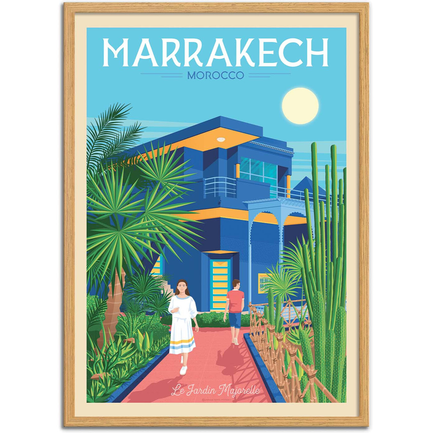 Affiche - Marrakech - Olahoop Travel Posters