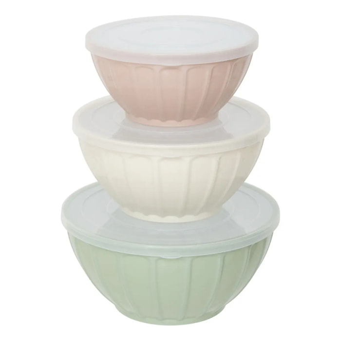 3 saladiers Essentiels D26/23/9cm