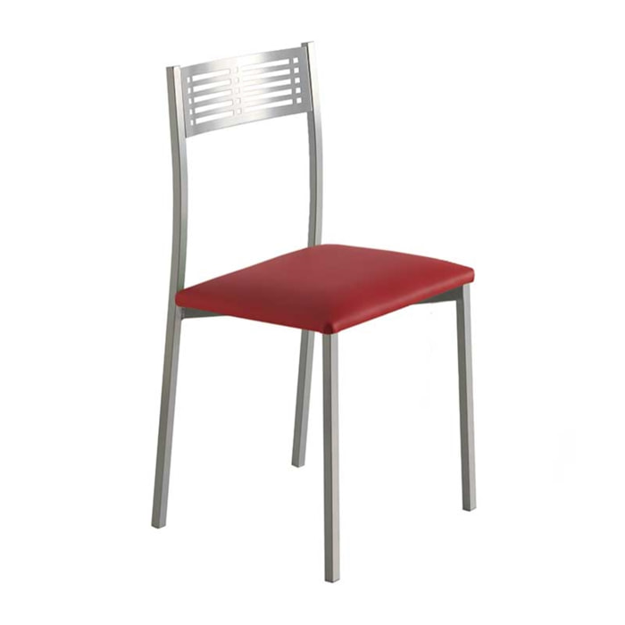 Set de 4 sillas – Polipiel con diseño minimalista