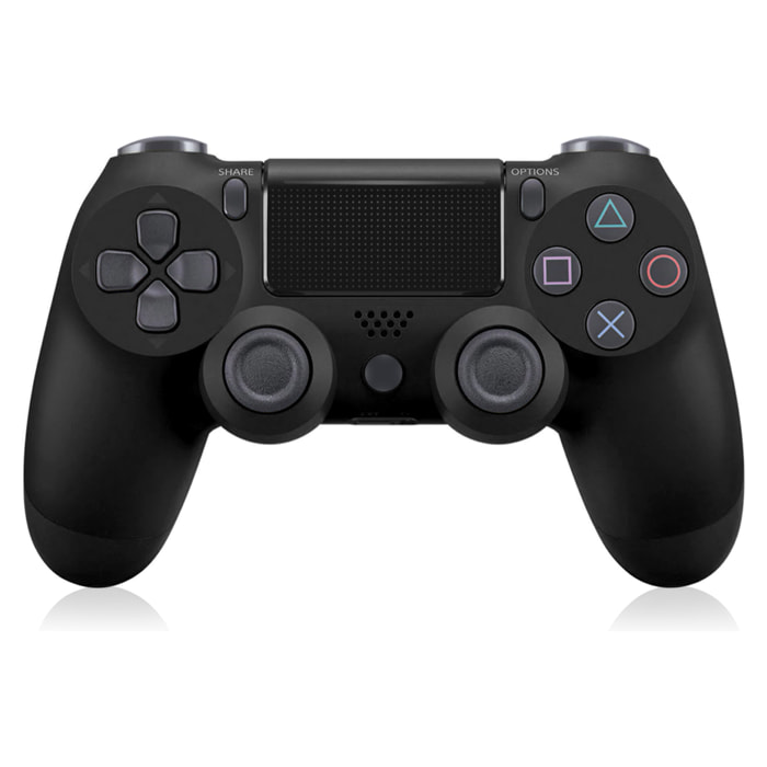 Mando inalámbrico con vibración compatible con PS4. Funciones completas.