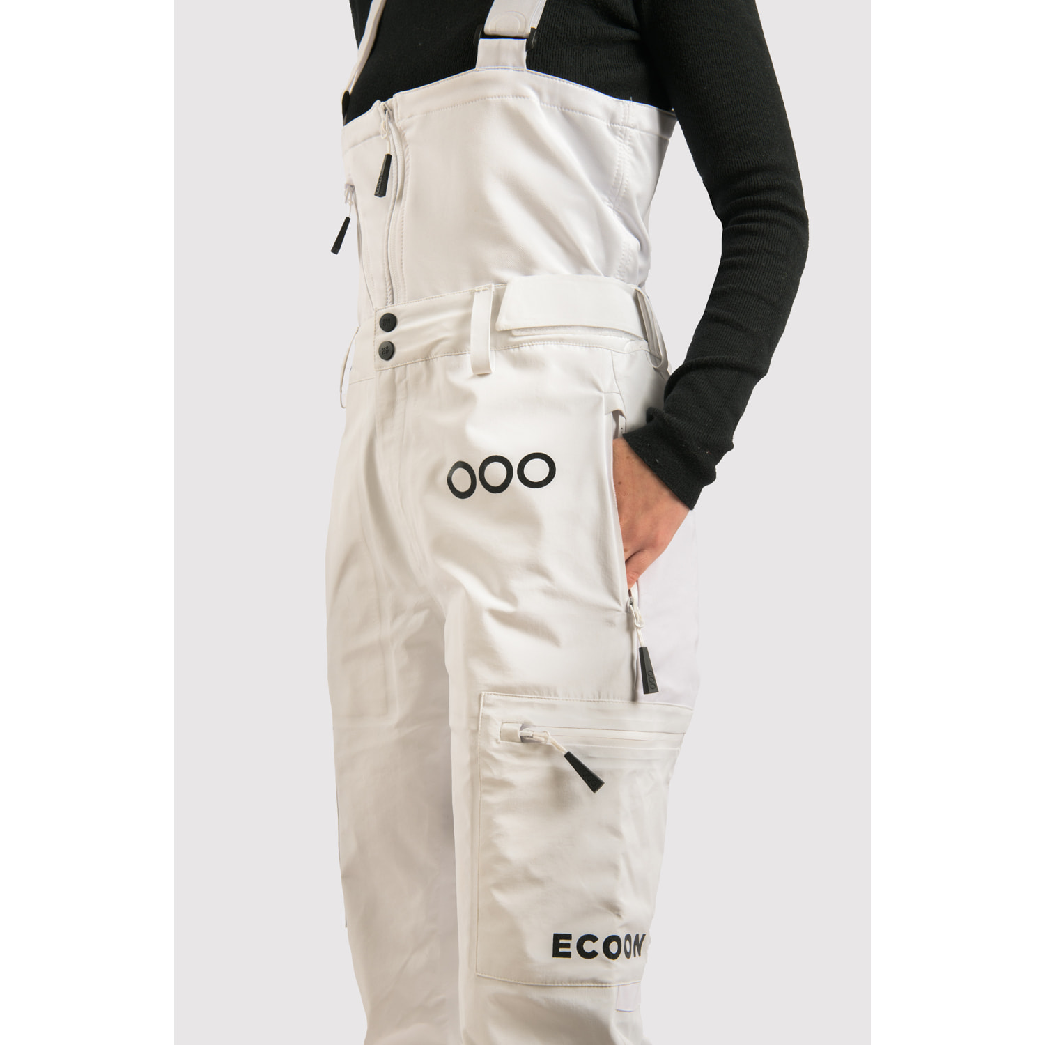 Pantalones para mujer ECOON ECOExplorer Pants Women - Blanco