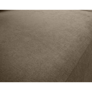 Ikare - canapé modulable d'angle gauche - 6 places - en tissu - Taupe