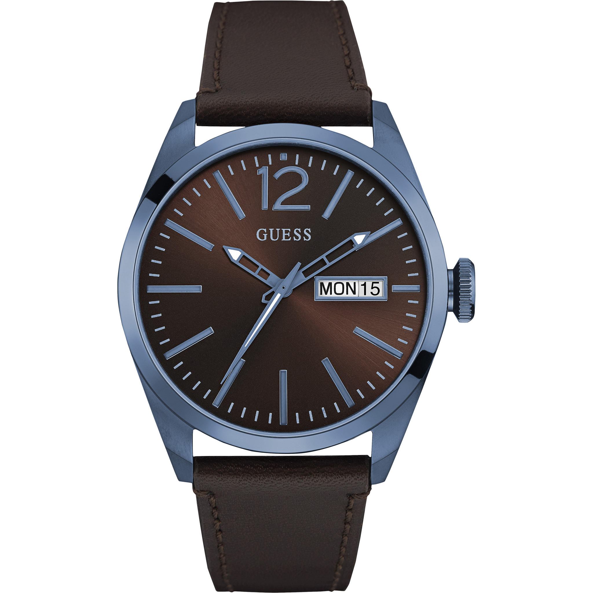 Reloj Guess W0658G8 Hombre Analogico Cuarzo con Correa de Pu & leather