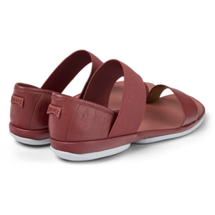 Sandalias - CAMPER Right Nina - Rojo - Cuero liso