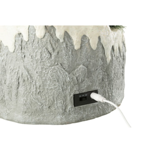 J-Line décoration Village Train - polyrésine - mix