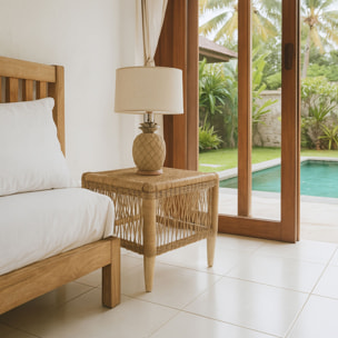 Bout de canapé en rotin ZOMBA