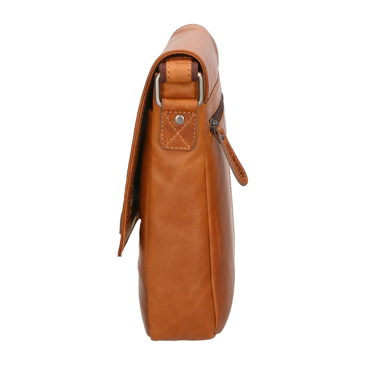 Borsa a tracolla  da uomo In Vera pelle Made in Italy 24x26x7 cm