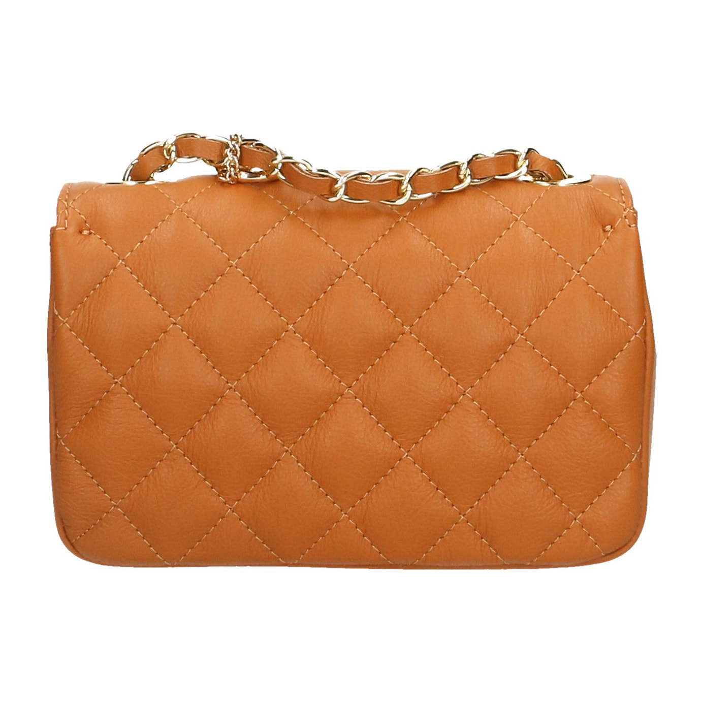 Chicca Borse Borsetta Clutch Cuoio