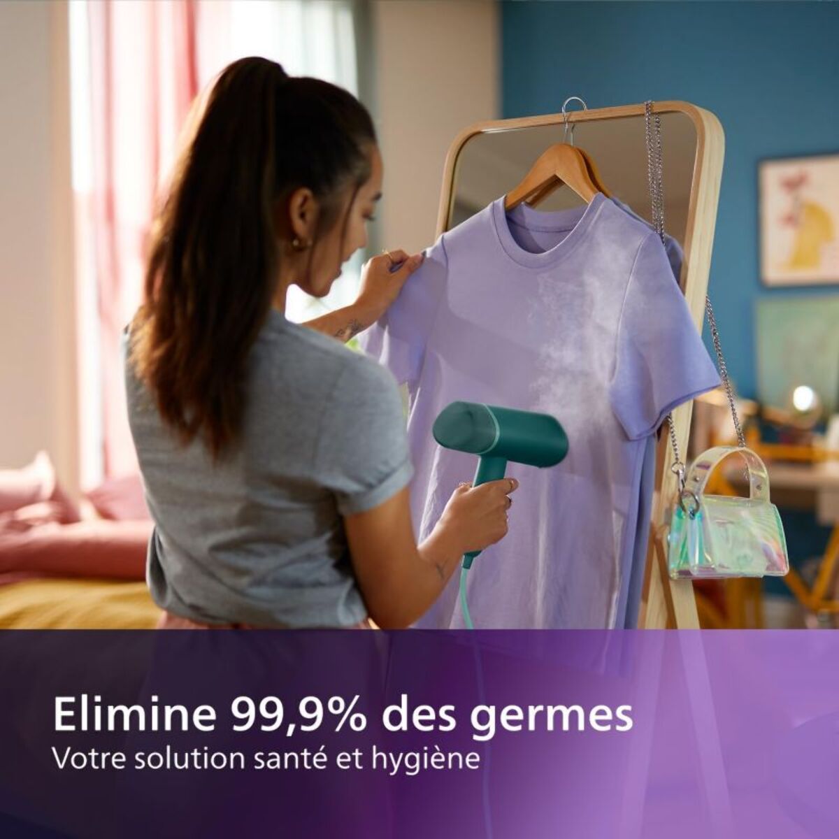 Défroisseur vapeur PHILIPS STH3020/70 steamer vert