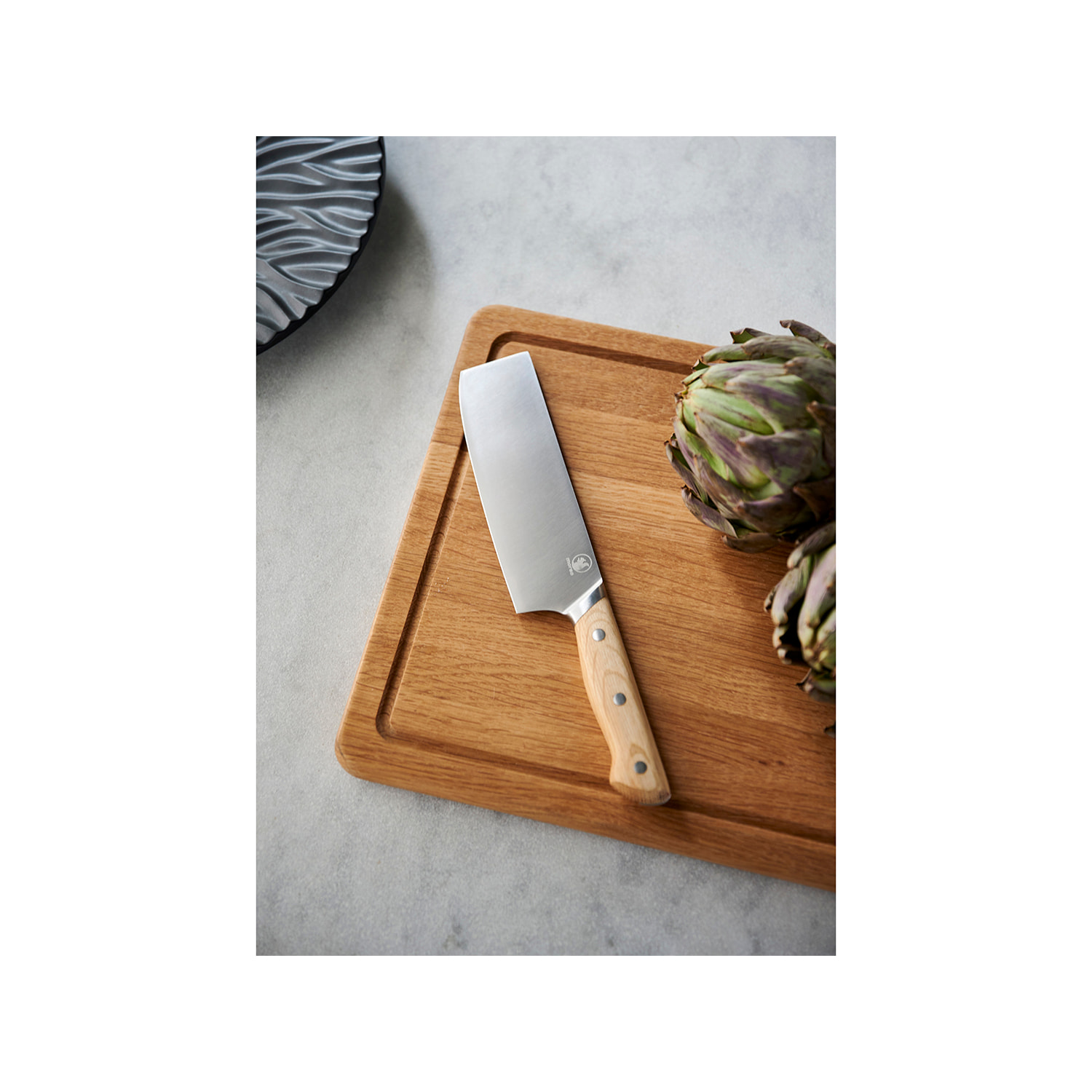 Planche à découper avec rigole Foresta