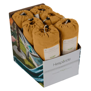 Toile de hamac double "Yaqui" ocre 307x150cm en polyester