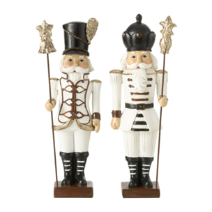 J-Line figurine Casse-Noisette - polyrésine - mix - medium - 2 pièces