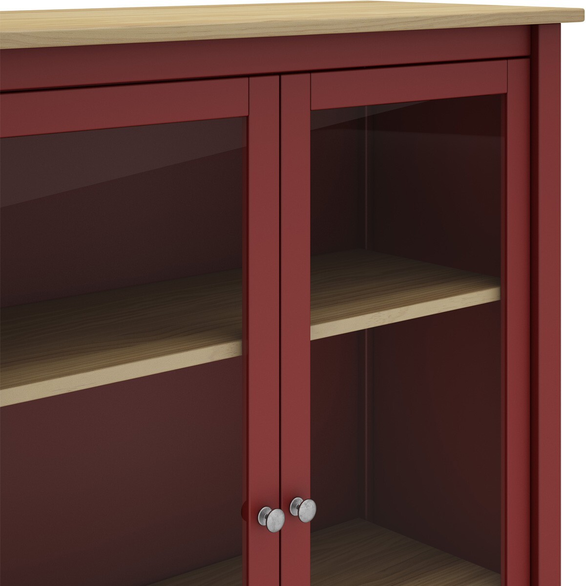 Vaisselier 2 portes en bois massif - MACHA