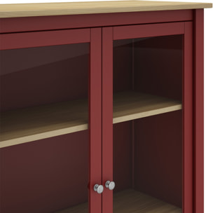 Vaisselier 2 portes en bois massif - MACHA