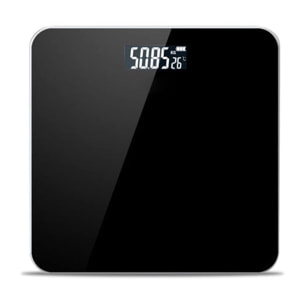 Balance Corporelle rechargeable et thermometre d'ambiance Herzberg HG04272