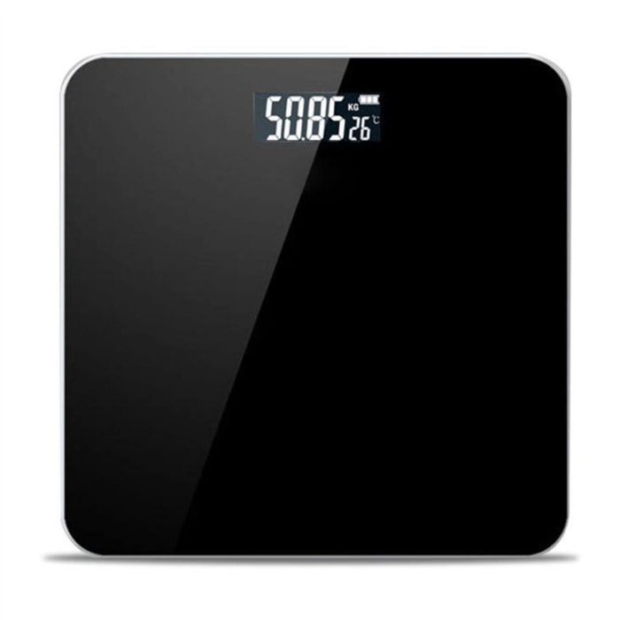 Balance Corporelle rechargeable et thermometre d'ambiance Herzberg HG04272