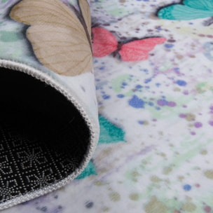 Tapis enfant 80x150 PAP Ecru, très doux et facile d'entretien