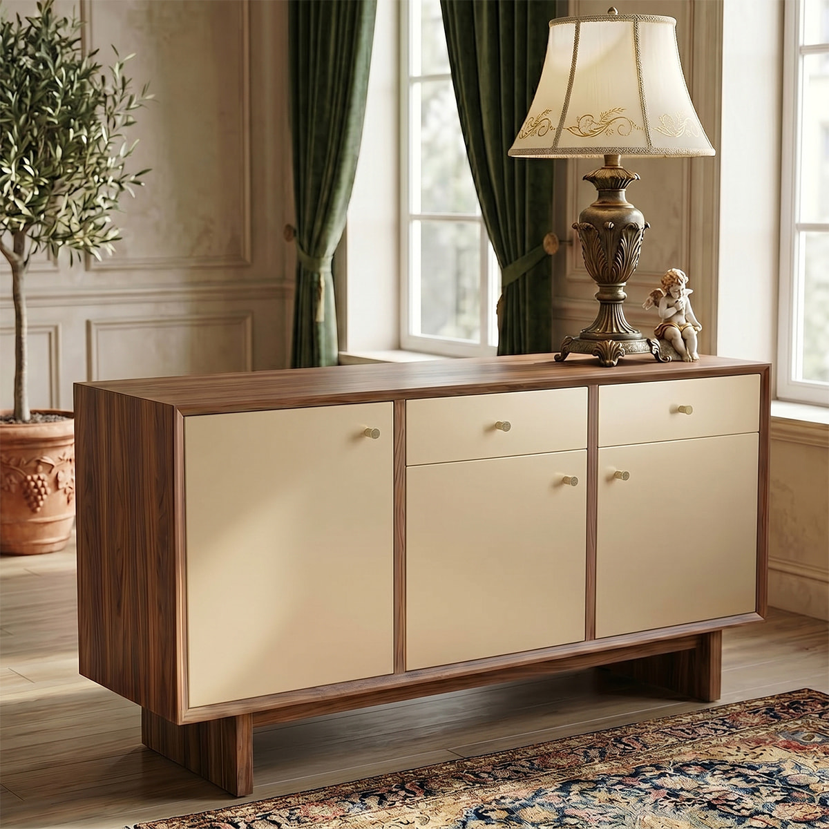 Rouleau adhésif décoratif Vinyle au Mètre - Sable - Sticker Lavable Imperméable Mur Cuisine Meubles