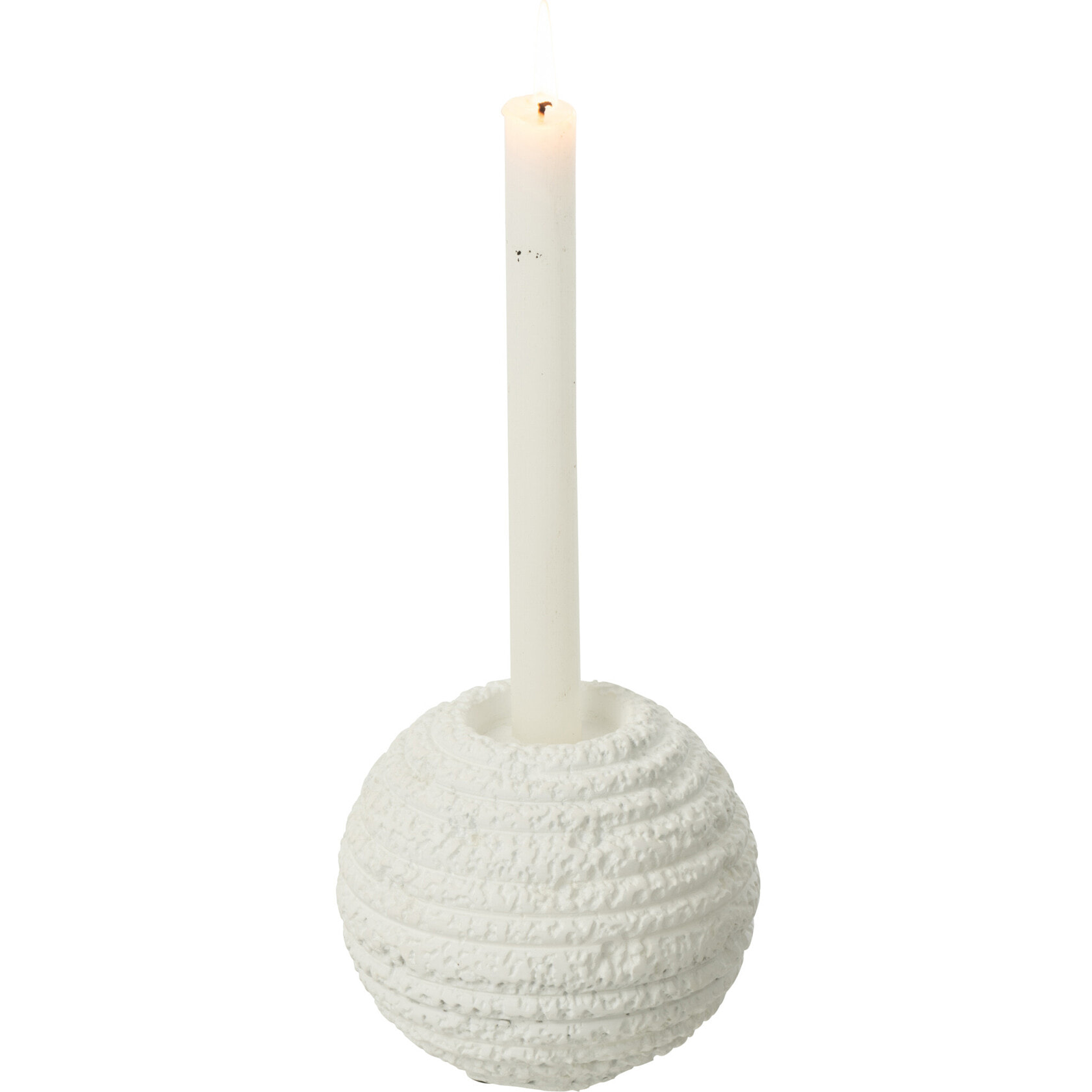 J-Line Chandelier Creta Rond Ciment Blanc Small