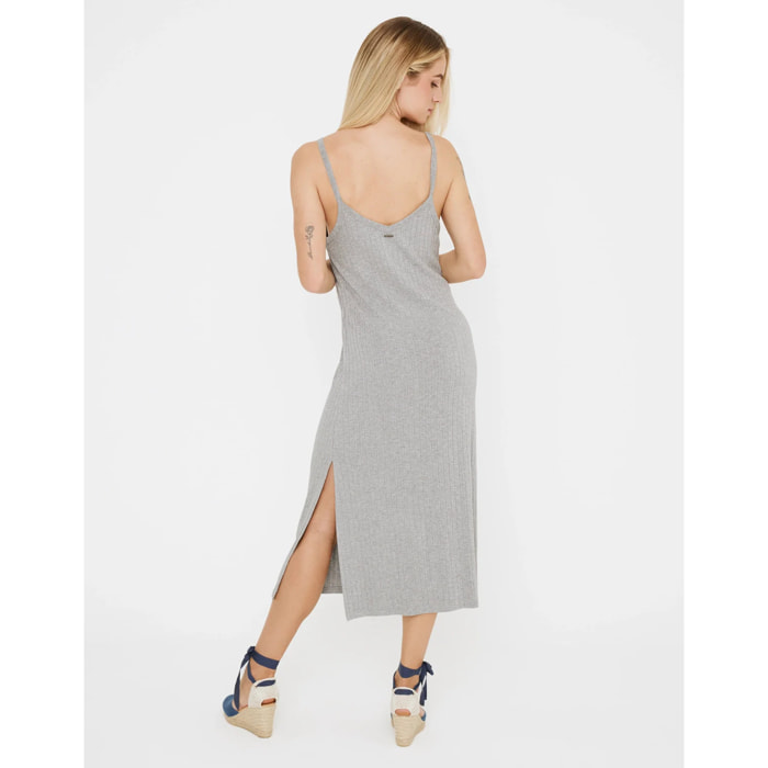 Vestido Midi Tirantes Gris - Efua