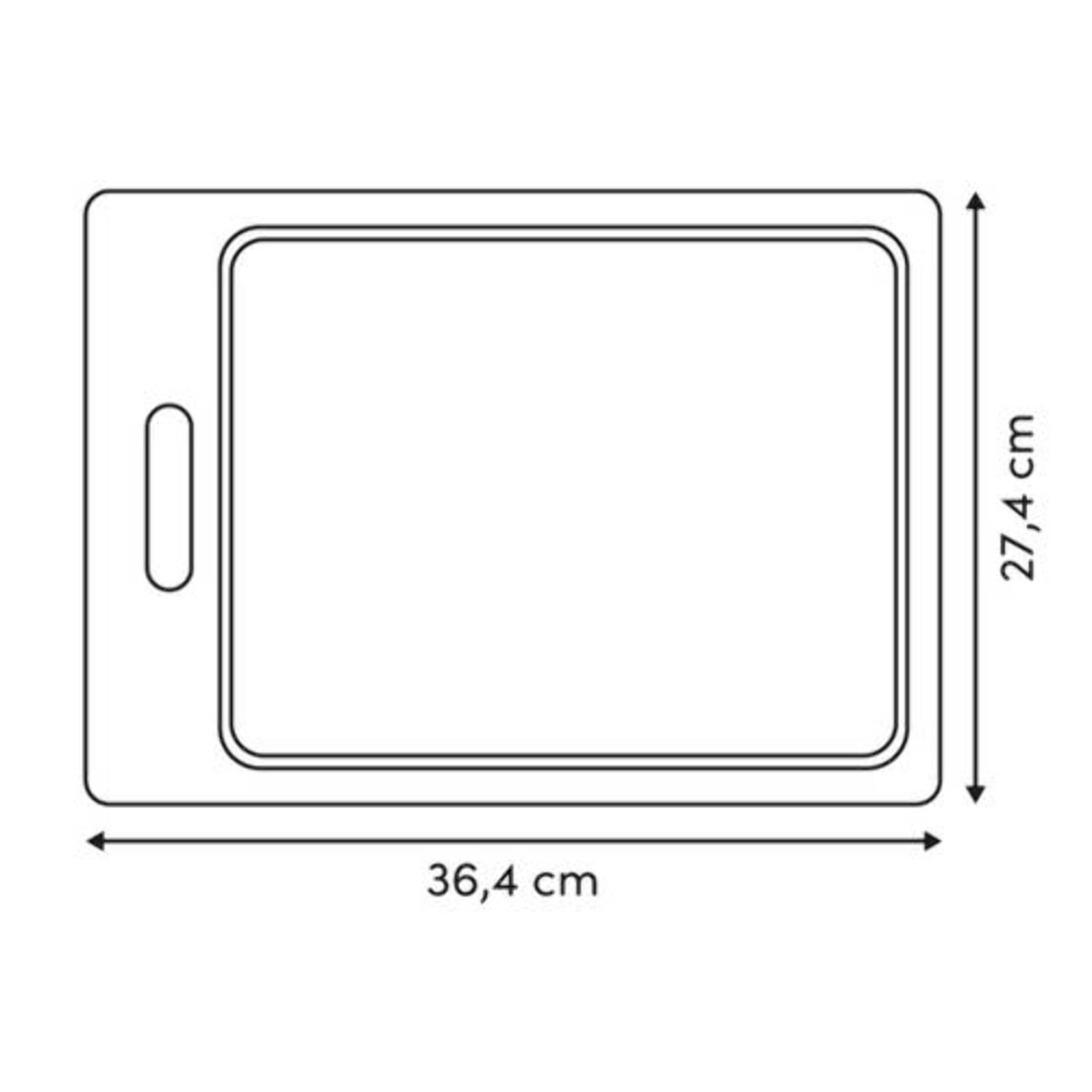 Planche à découper Essentiels 36,4x27,4cm blanc