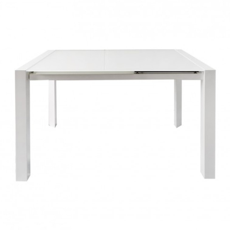 Table extensible 120/180 cm plateau verre - SUBTILE 2