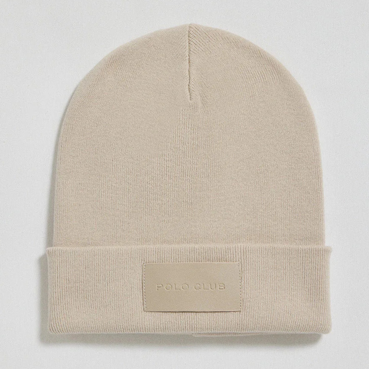 Cappellino Vito in lana beige con etichetta Polo Club