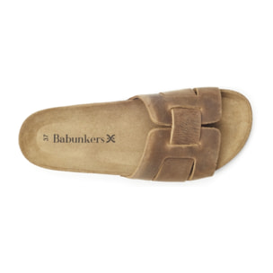 SANDALIA RONDA BABUNKERS MARRON