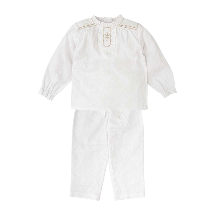 Conjunto Manga Larga Niña Luz