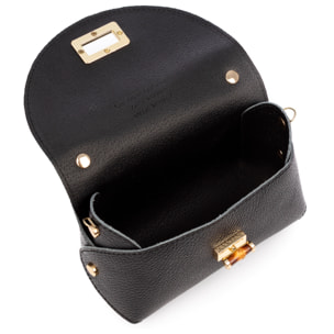 Barrafranca bolso de mano mujer. Piel auténtica Dollaro.