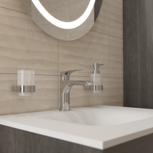 Project mitigeur monocommande 1/2" Lavabo, avec tirette et vidage, Chrome (SATBSPRO275)