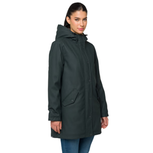 Giacca Hot Buttered termica impermeabile Karen verde scuro