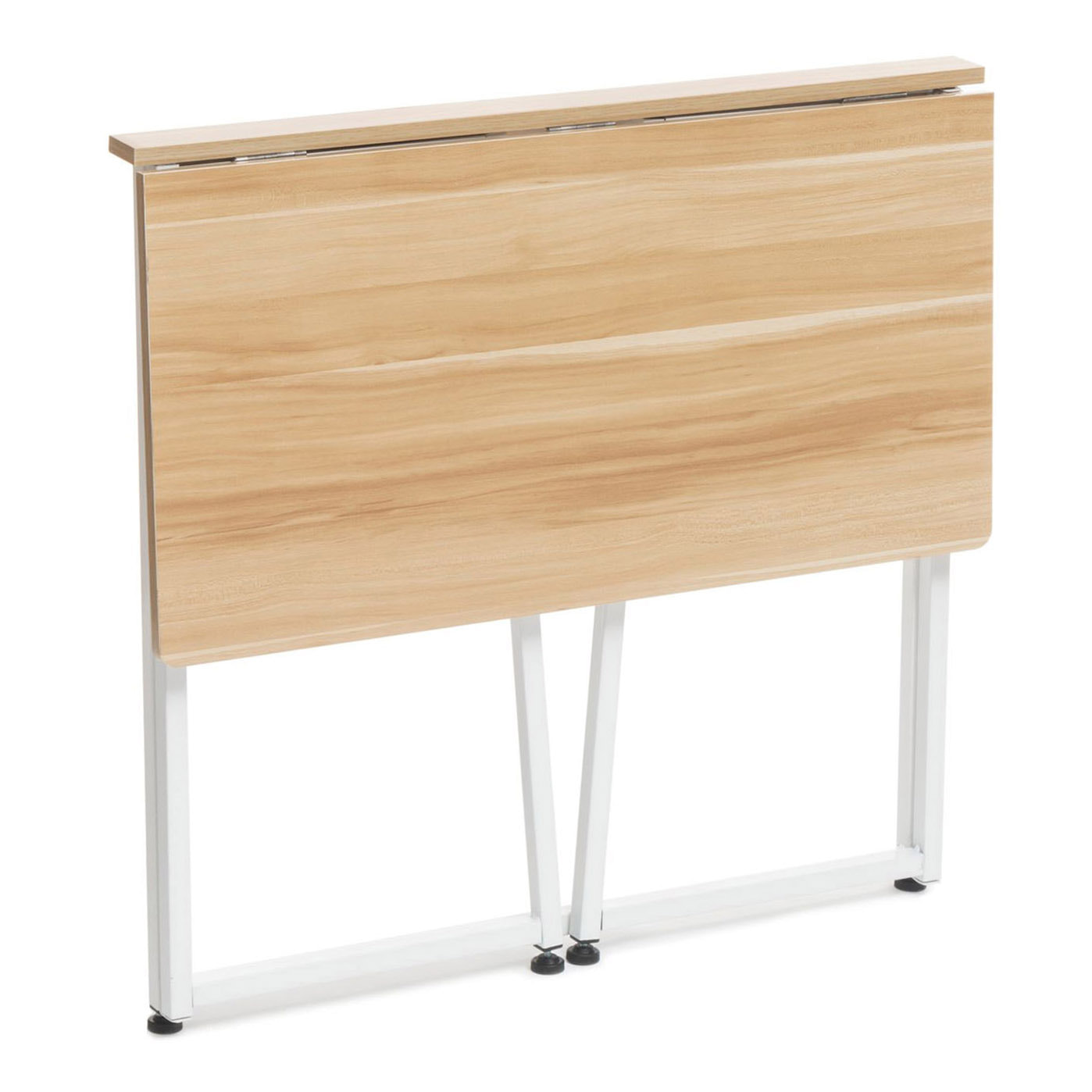 Scrivania pieghevole Dolenkaf InnovaGoods - bianco e color naturale - 80x75x45 cm