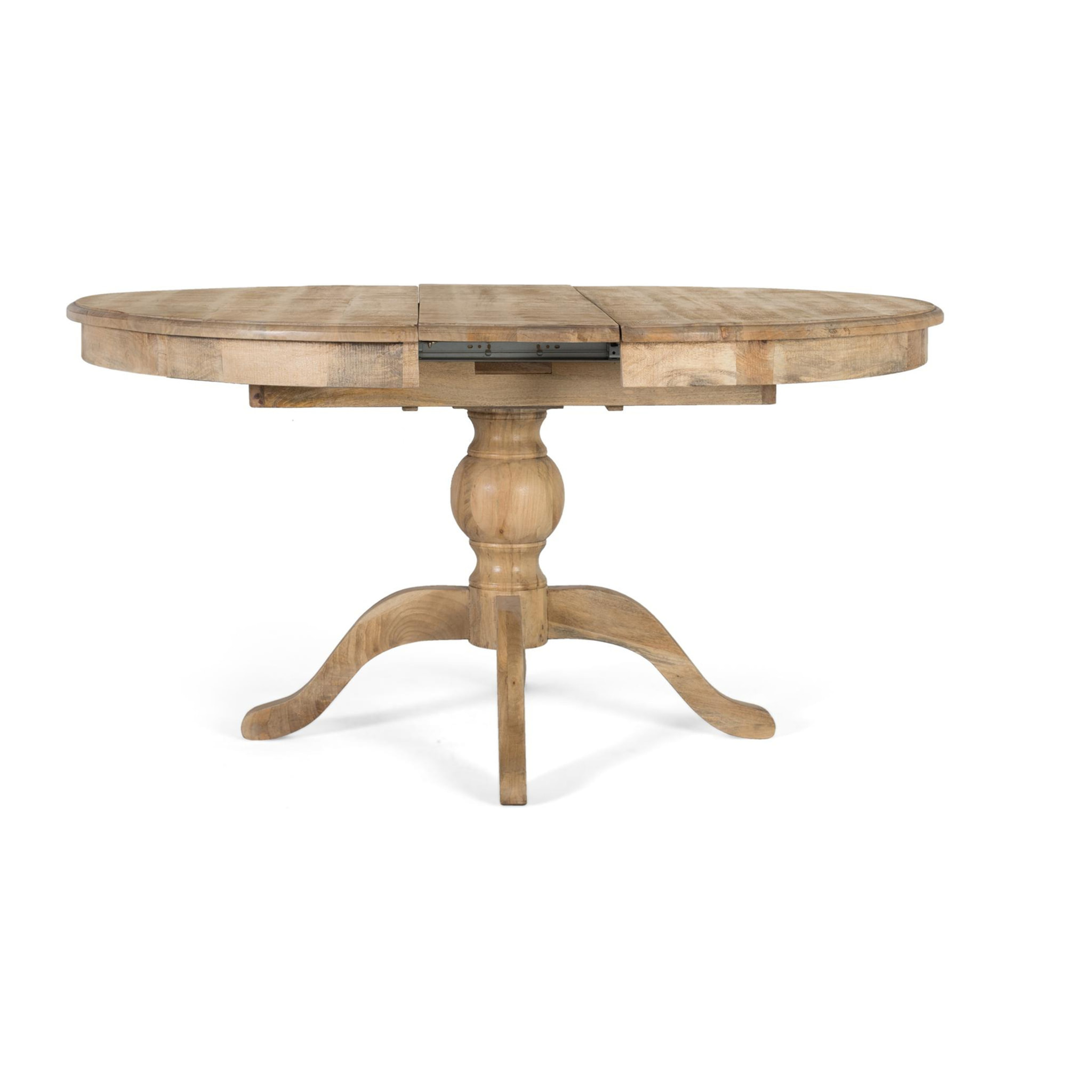 Mesas de Comedor de Madera de Mango 120 - 150 Cm Estilo Rústico Moderno