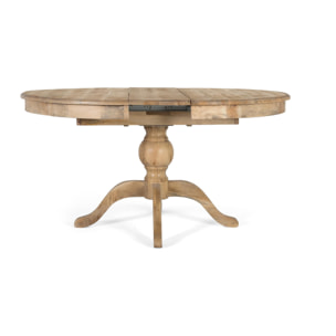 Mesas de Comedor de Madera de Mango 120 - 150 Cm Estilo Rústico Moderno