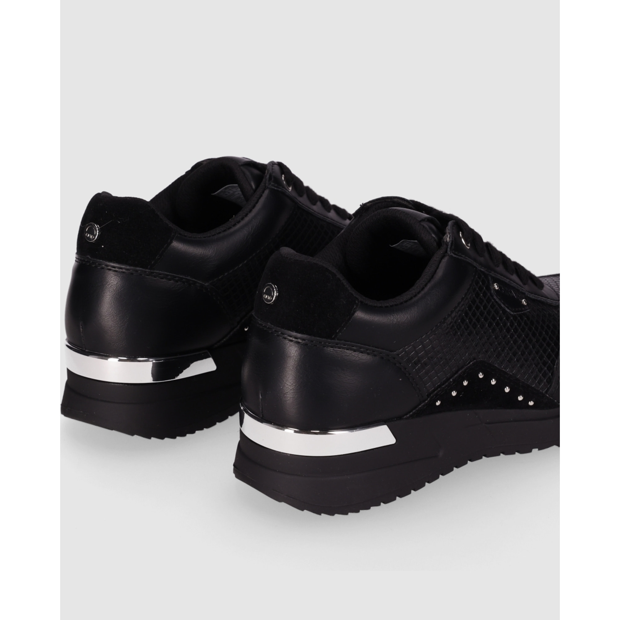 Deportivos - Negro - Tacón: Bajo