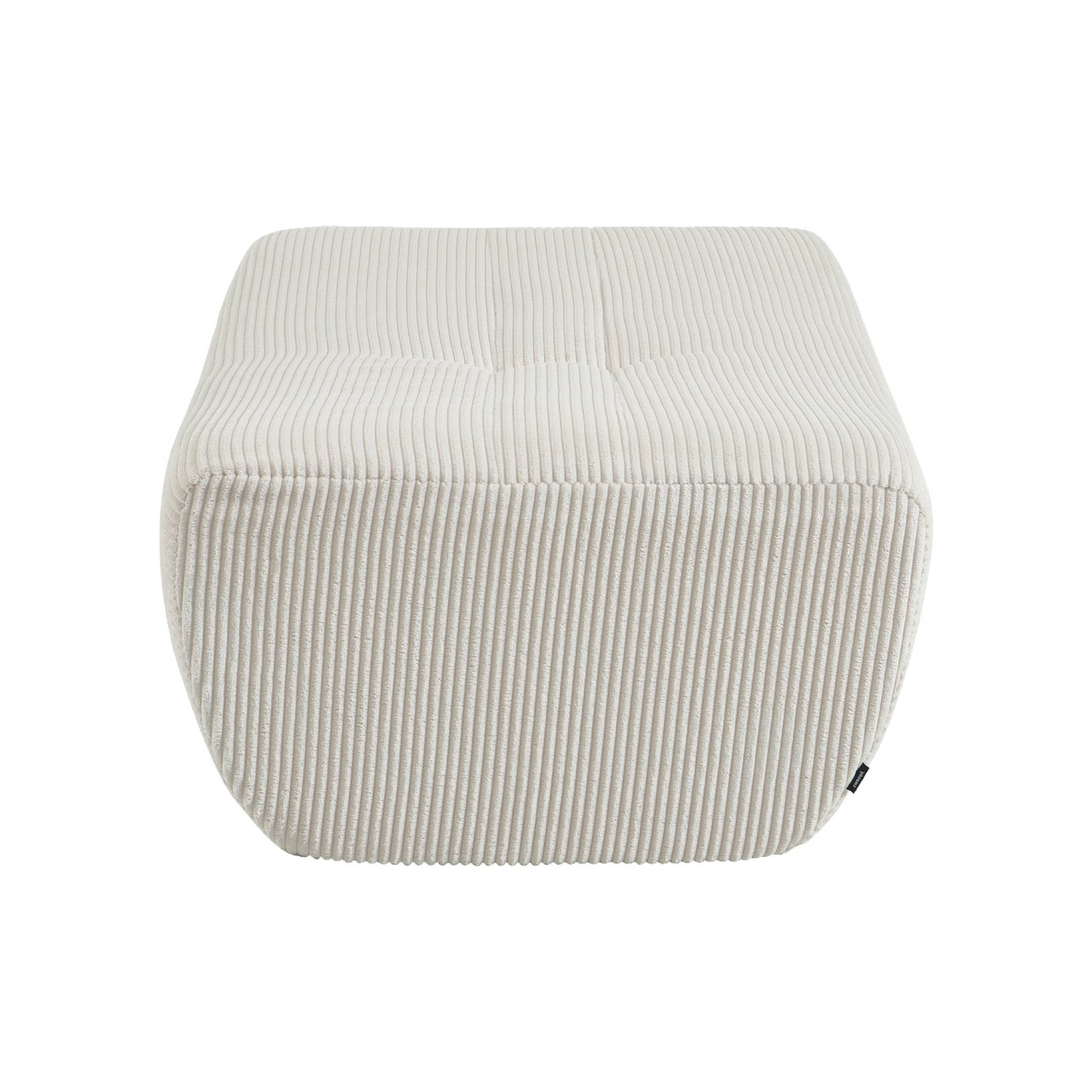 Pouf, repose-pieds pour chauffeuse Sokol velours côtelé SOKOL