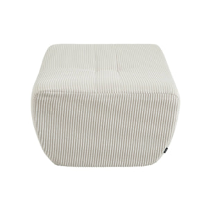 Pouf, repose-pieds pour chauffeuse Sokol velours côtelé SOKOL