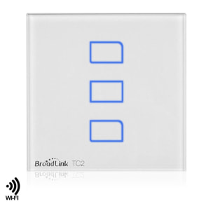 Interruptor táctil de 3 pulsadores, control remoto mediante WiFi