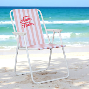 Chaise Pliante Dolce Vita Rose - Lot De 10